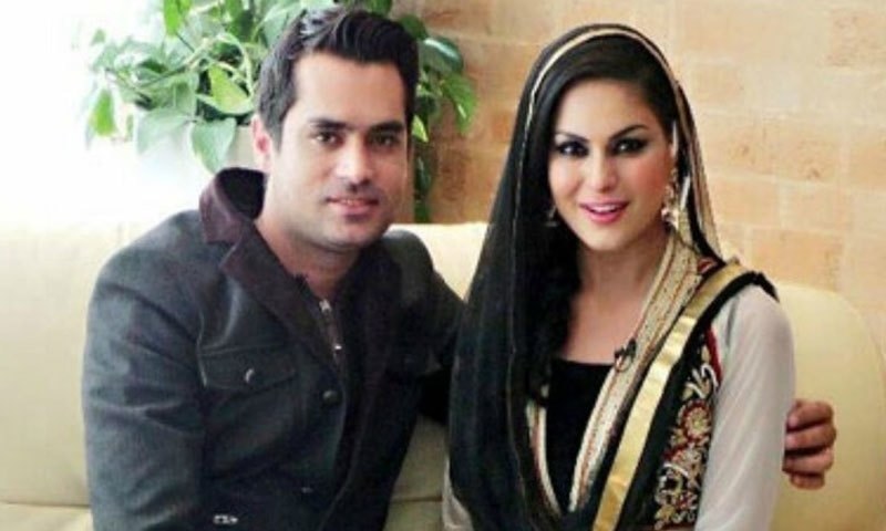 وینا  ملک اور اسد خٹک کی شادی 2013 میں ہوئی تھی &mdash; فوٹو/ فائل