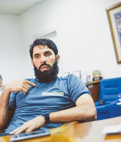 Misbah-ul-Haq ... never shy of facing challenges.—photo by Tahir Jamal