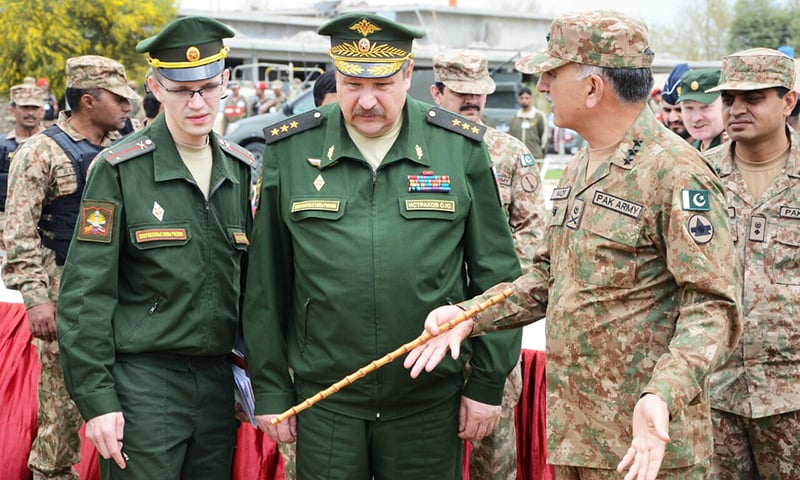 Image result for russia pakistan army