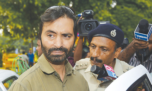 Jammu and Kashmir Liberation Front (JKLF) leader Yasin Malik. -AFP/file