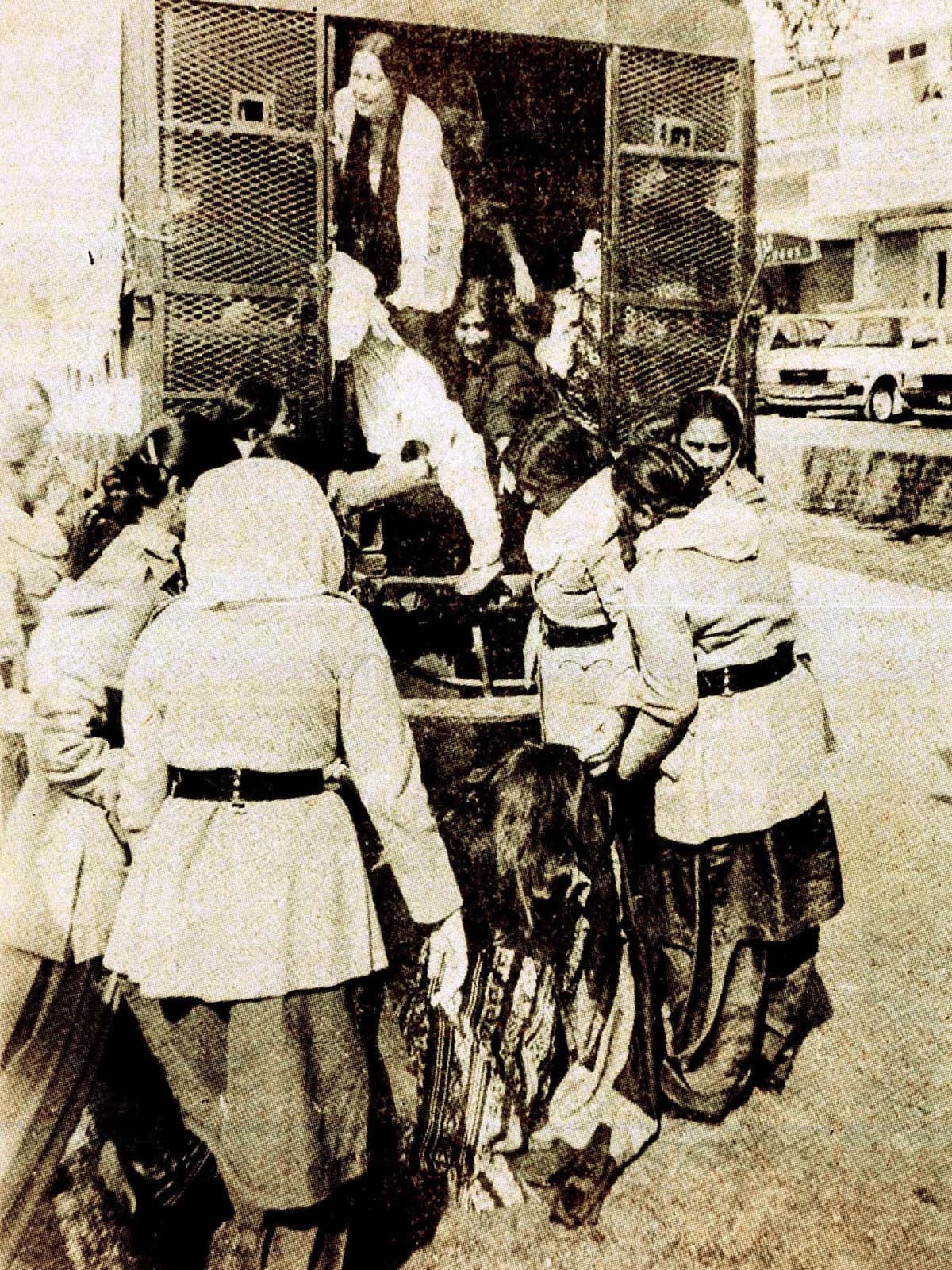 Female protesters being arrested during Zia's regime | *Herald* archives