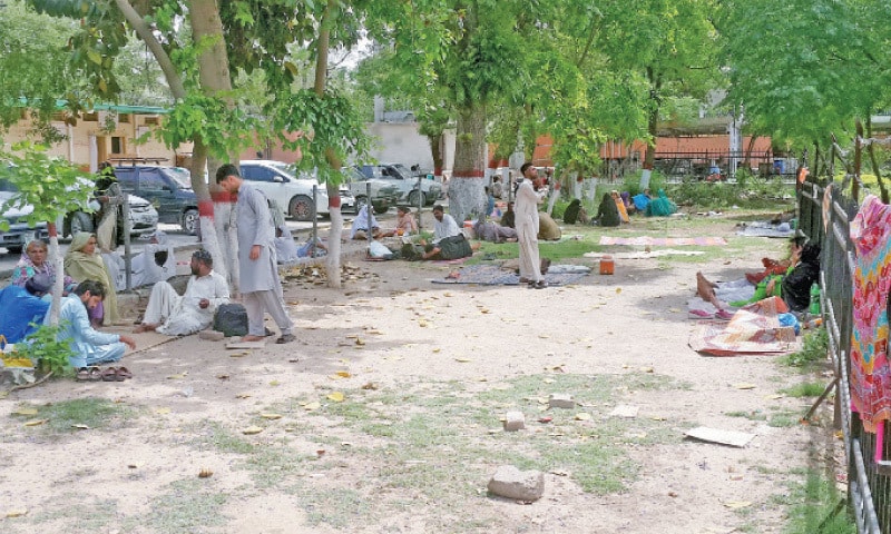 People visit Holy Family Hospital, one of the three government-run hospitals that lack major departments. &mdash; Photos by Khurram Amin