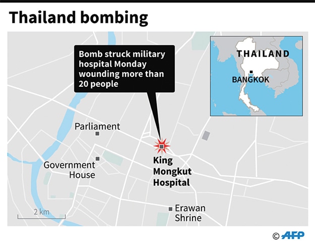 Human rights watchdog condemns bombing of Thai hospital