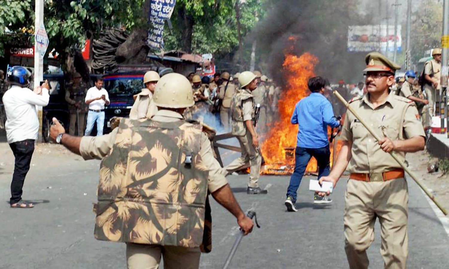 Earlier this week, clashes erupted between Dalits and Thakurs in Saharanpur, UP. — Photo credit: PTI.