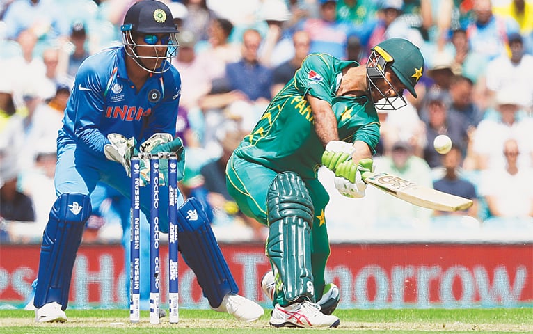 FAKHAR Zaman attacks on his way to 114.—AP