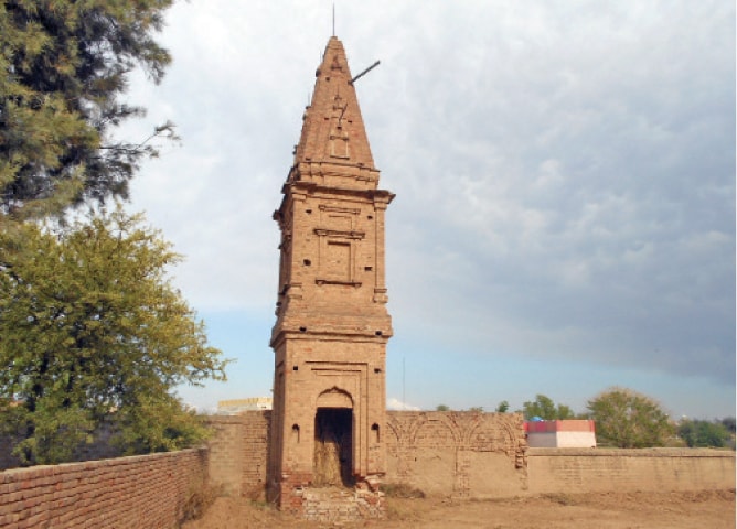 A temple in Neelah village. &mdash; Photos by the writer