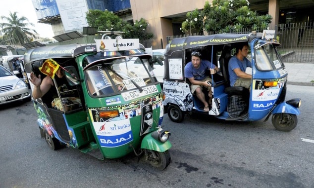 The embassy advised women against hailing the brightly-coloured autorickshaws used widely to get around in Sri Lanka. —AFP The embassy advised women against hailing the brightly-coloured autorickshaws used widely to get around in Sri Lanka. —AFP