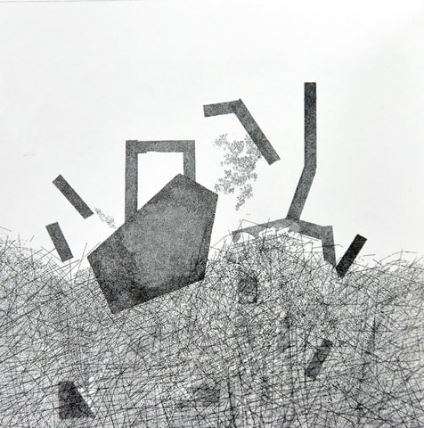 An artwork on display