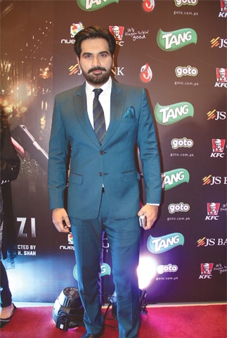 HUMAYUN Saeed at the film premiere.