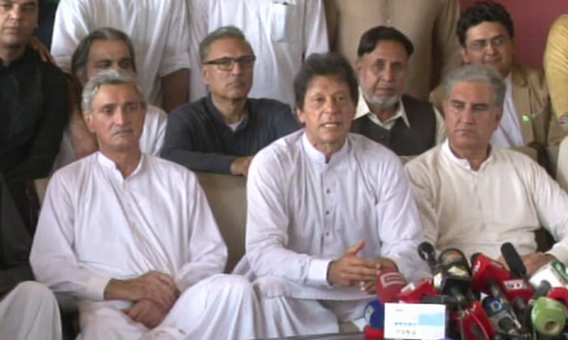 Khan thanked the SC, the JIT and the people of the country for their continuous struggle against corruption. — DawnNews