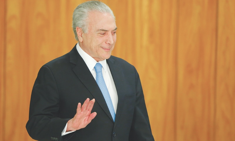 Brazilian President Michel Temer.&mdash;AFP