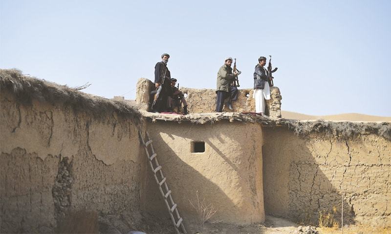 Afghan forces retreated from the area after they couldn't gain ground or air support from the central government. —File Afghan forces retreated from the area after they couldn't gain ground or air support from the central government. —File