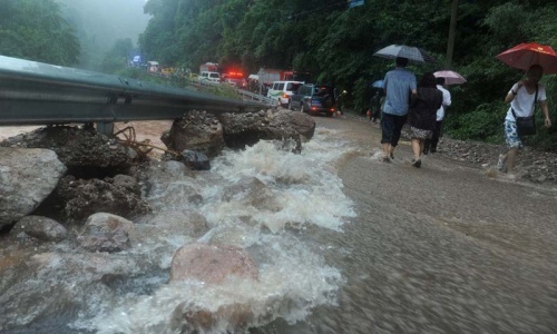 At least 153 people injured amid extensive flooding, power outages in Macau. &mdash; File