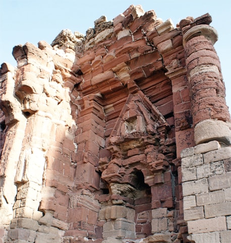 The remains show how Greek building traditions were fused with local temple architecture.