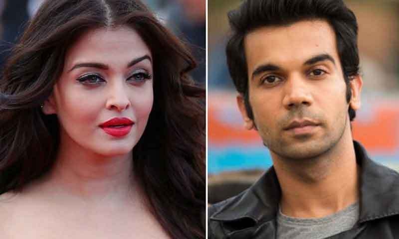 راج کمار راؤ پہلی بار ایشوریا کے ساتھ نظر آئیں گے—فائل فوٹو