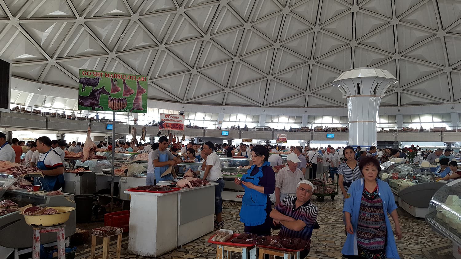 Tashkent Chorsu Bazaar meat market. -All photos by author