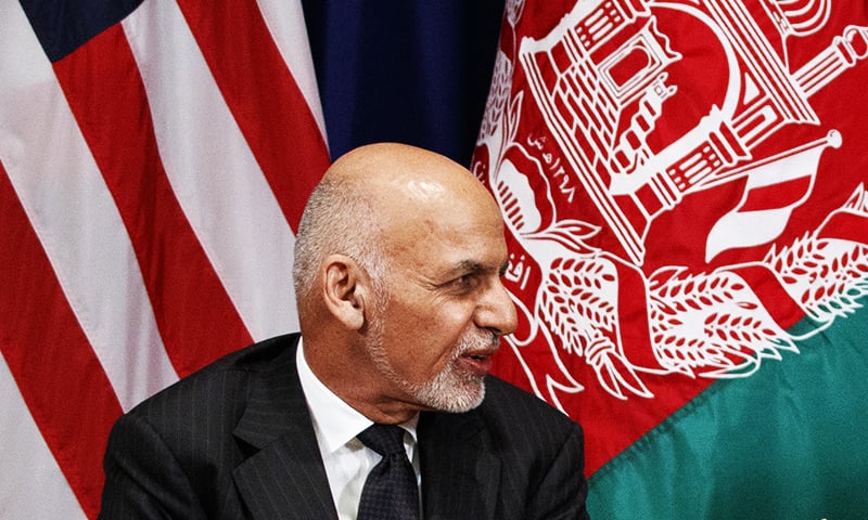 What is Ashraf Ghani's plan to end Afghanistan's 40-year conflict?