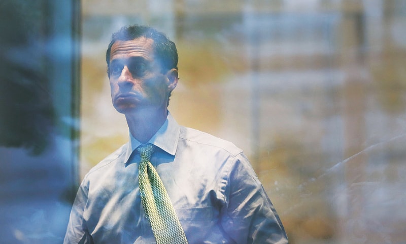 Former congressman from New York, Anthony Weiner, arrives at court on Monday.&mdash;AFP