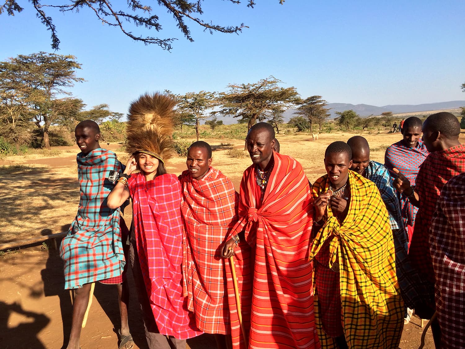 Visit to Masai Village, Africa.