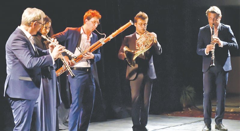 MEMBERS of Concert Impromptu perform at Alliance Francaise on Wednesday evening.—Fahim Siddiqi/White Star