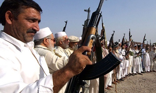 Two 'militants' killed in clash with tribal militia near Pak-Afghan border