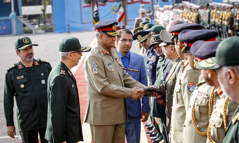 Army chief was presented guard of honour at General Staff HQ. —ISPR