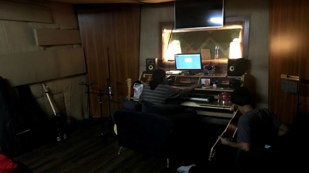 The Stars Studio where artistes can record their music