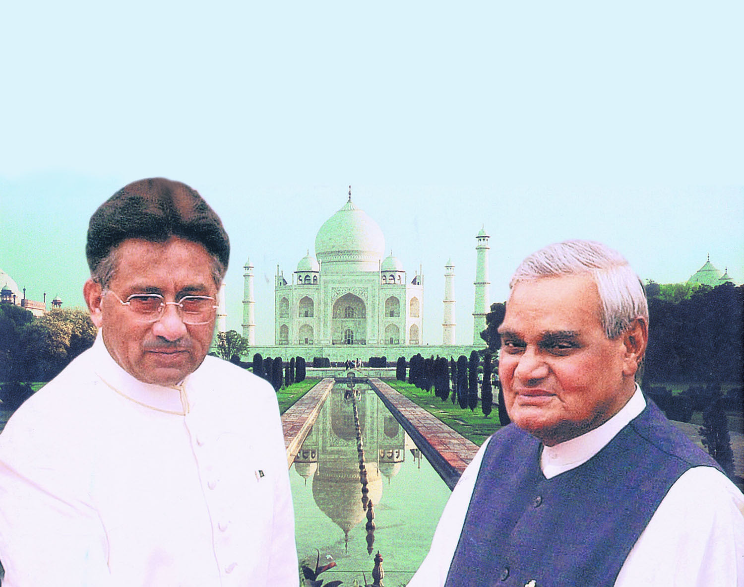 Pervez Musharraf was able to steal the show interacting with the Indian media during the Agra Summit in July 2001, but that was also one of the reasons behind the deadlock he ran into with Indian prime minister Atal Behari Vajpayee (right).