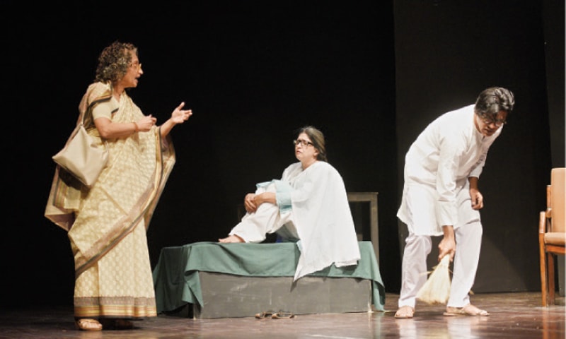 Artists perform at the stage play. &mdash; White Star
