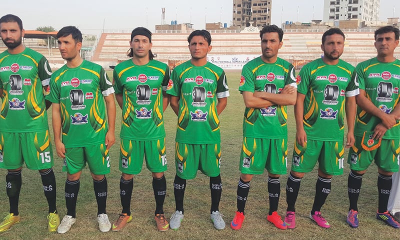 A team of footballers from FATA: achievements are in spite of official patronage