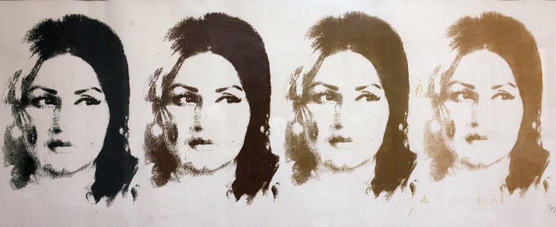 A print of Madam Noor Jehan by her daughter Nazia Ejaz | Courtesy Hasan Zaidi