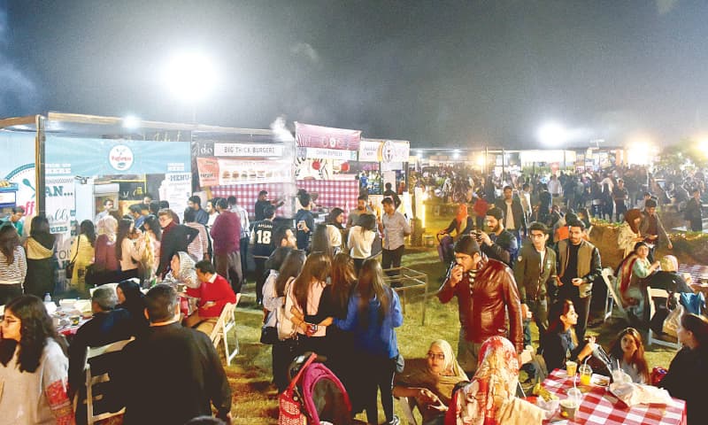 The opening day of Karachi Eat 2018 saw huge crowds looking for food, fun and entertainment.&mdash;White Star