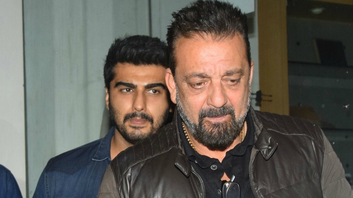 Sanjay Dutt and Arjun Kapoor were seen leaving the director's office after their meeting