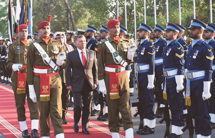 King Abdullah II meets President Mamnoon, agree to strengthen Pak-Jordan ties King Abdullah II meets President Mamnoon, agree to strengthen Pak-Jordan ties