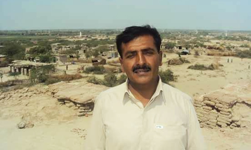 Local journalist Rafaqat Ali Jarwar.— Photo by author