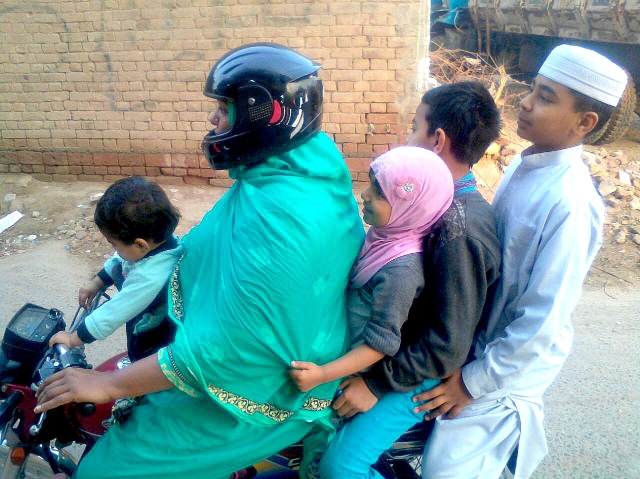 Ayesha Naeem enjoys the independence that comes with owning and riding a motorcycle