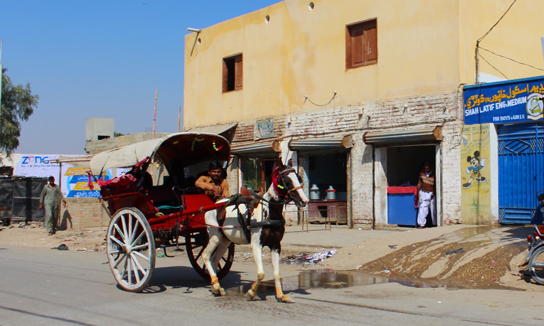 چند تانگے والے نسل در نسل یہ کام کرتے چلے آرہے ہیں&mdash;تصویر نبیل ابڑو