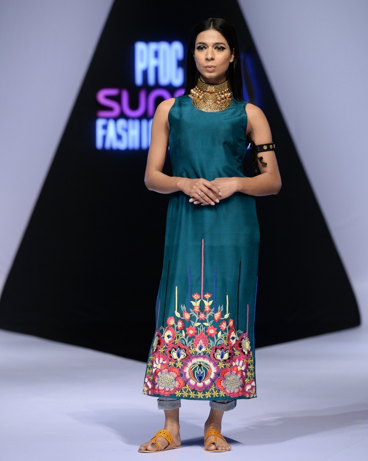 Marvia made her runway debut at the recently held PSFW in Lahore