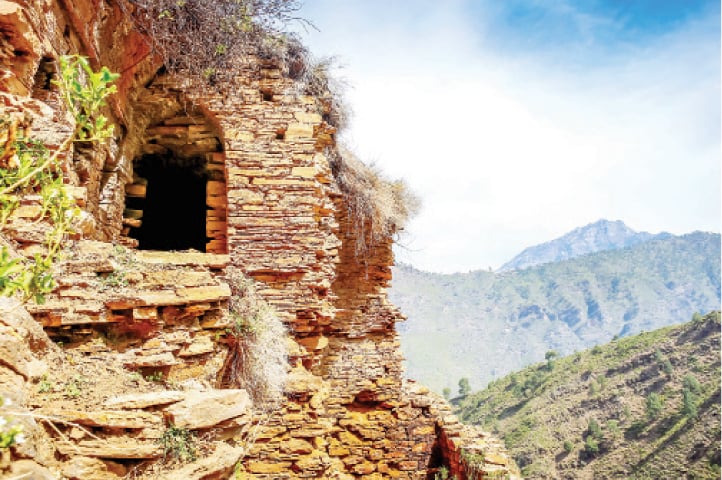 A Gandharan monastic settlement at Tokar-dara in Barikot, Swat. — Dawn