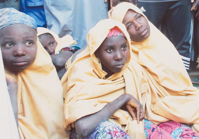 JUMBAM: Some of the schoolgirls are pictured on Wednesday.&mdash;Reuters