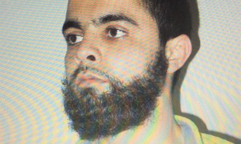 This undated and unsituated picture obtained on March 23, 2018, shows Radouane Lakdim, who authorities have named as the 26-year-old attacker responsible for the death of at least three people in southwest France. ─ AFP
