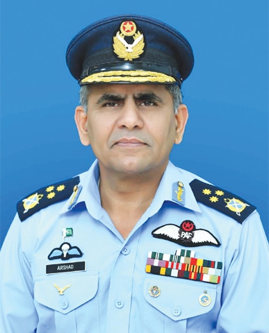 AIR Marshal Arshad Malik.—APP