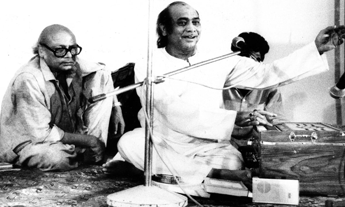 Habib Jalib with Mehdi Hasan