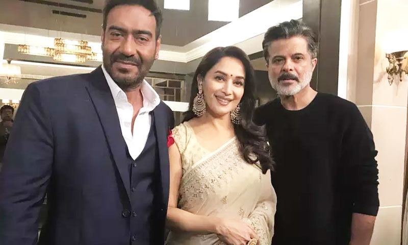 فلم میں انیل اور مادھوری میاں بیوی کا کردار ادا کرتے نظر آئیں گے—فوٹو: ٹائمز آف انڈیا