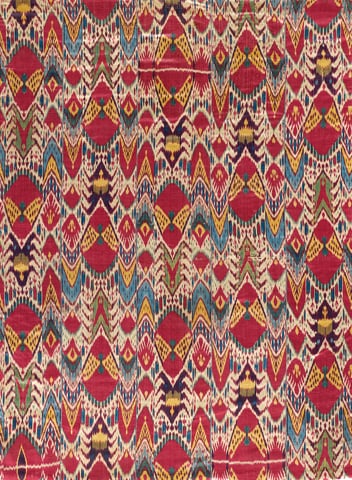 A 19th-century textile from Bukhara, Uzbekistan.—The Washington Post