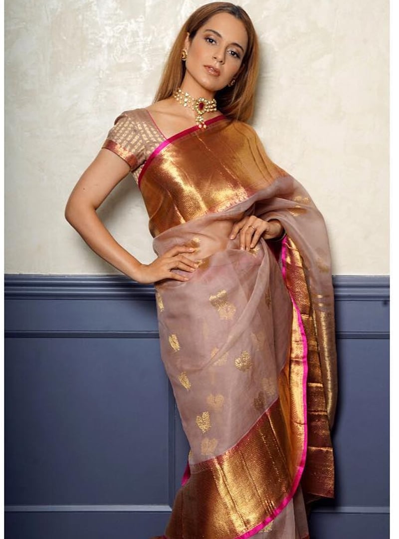 کنگنا رناوٹ نے اس دوران بنارسی ساڑھی پہن کر جلوے دکھائے &mdash;۔