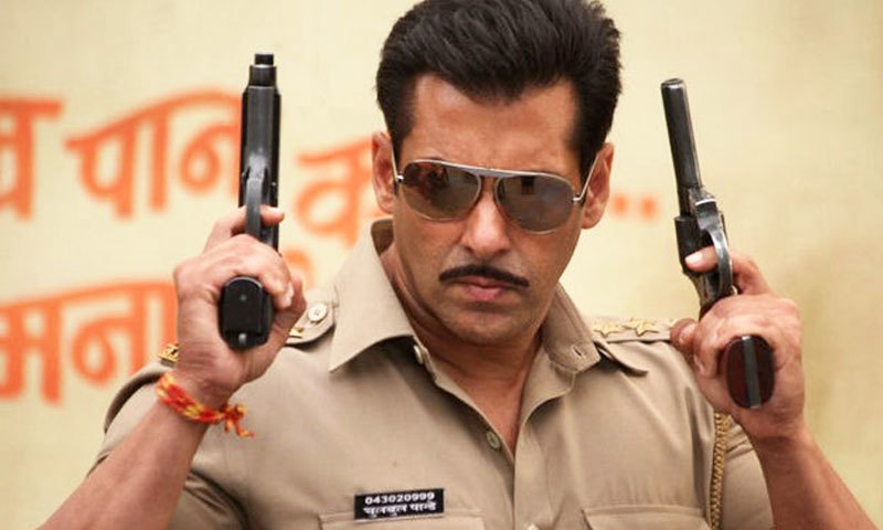 دبنگ کی پہلی فلم 2010 میں ریلیز ہوئی تھی&mdash;اسکرین شاٹ