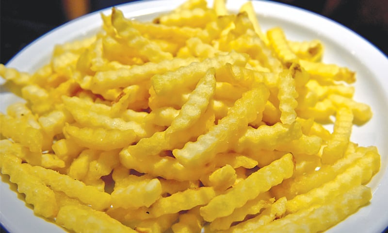 Due to their design wavy fries are crisper than the usual variety.