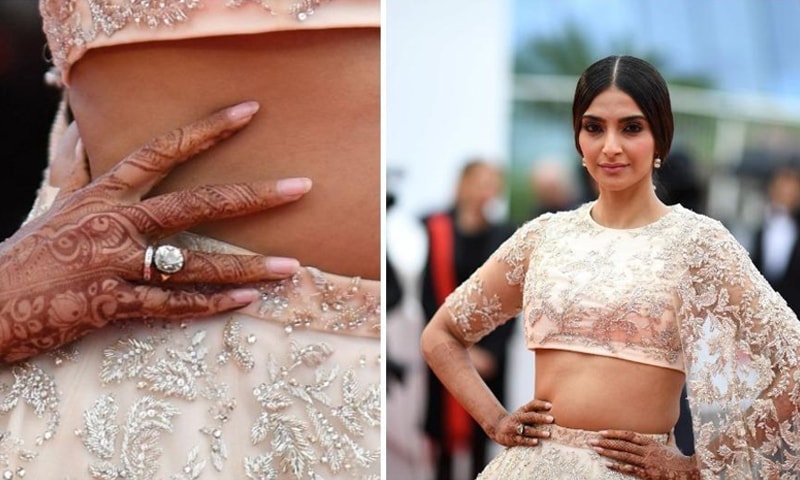 سونم کپور کی شادی رواں ماہ 8 تاریخ کو آنند آہوجا کے ساتھ ہوئی &mdash;۔