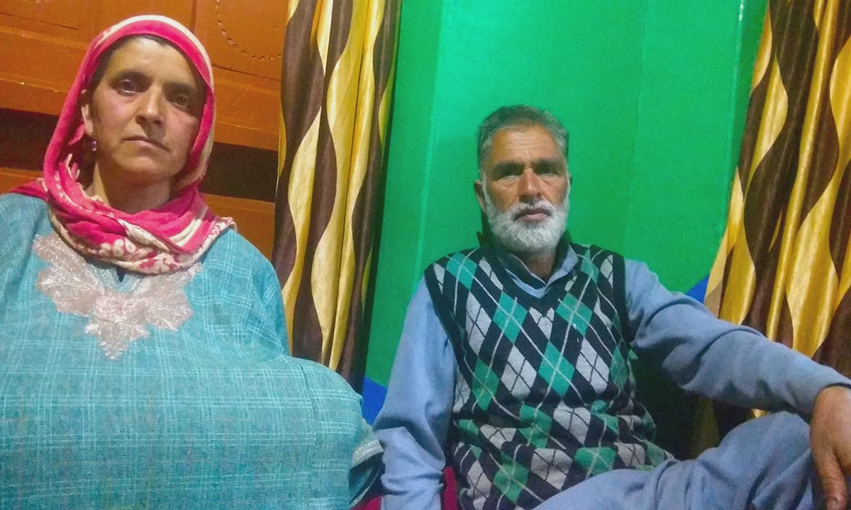 Photo Caption: Mubina Gani and Abdul Rashid Malik are now in their 50s | Photo: Umar Lateef